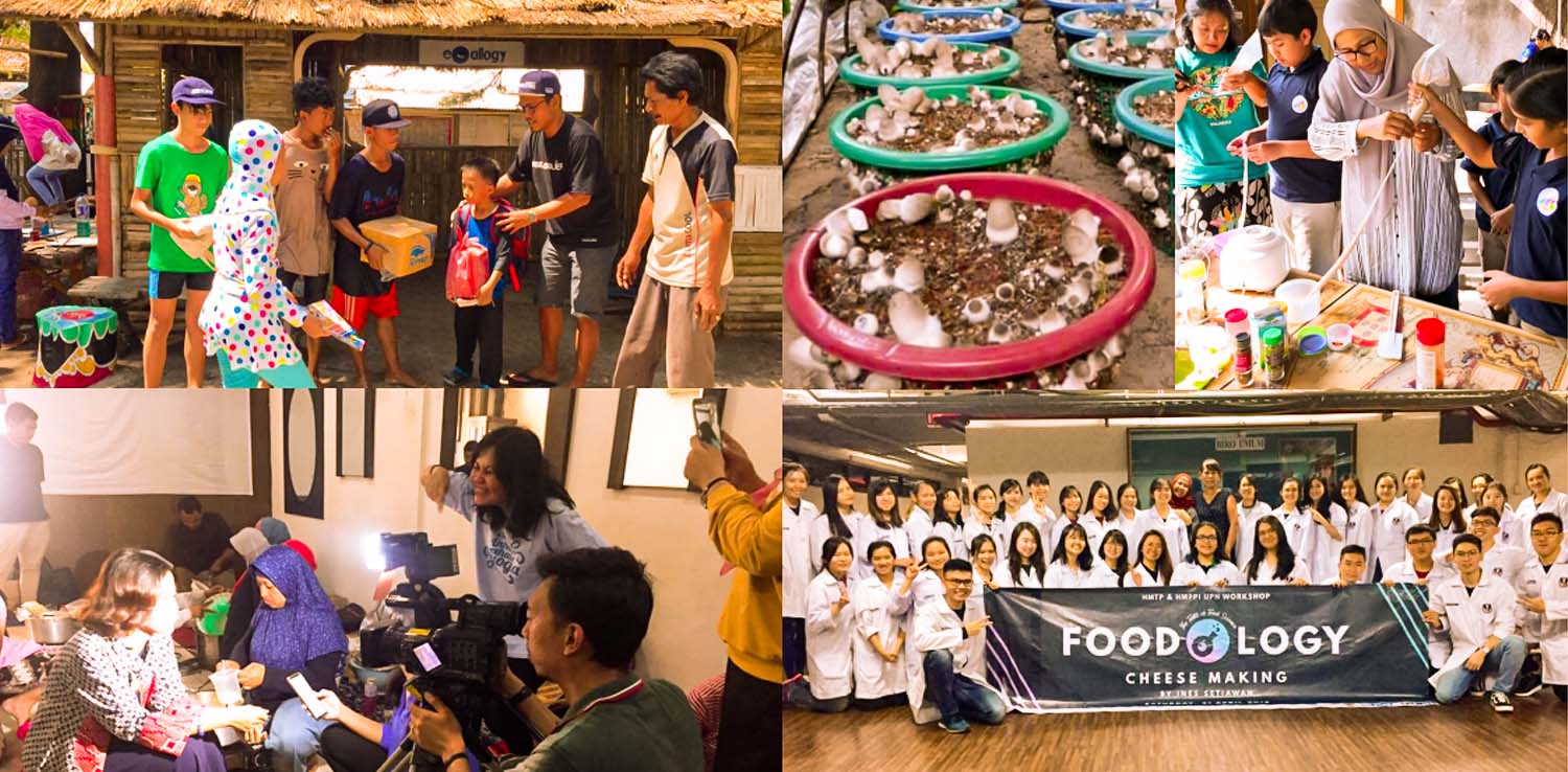  a collage of photos of groups of people in various workshops