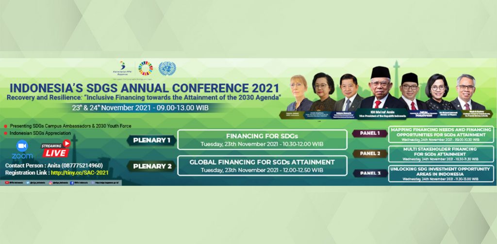 The poster of SDGs Annual Conference 2021