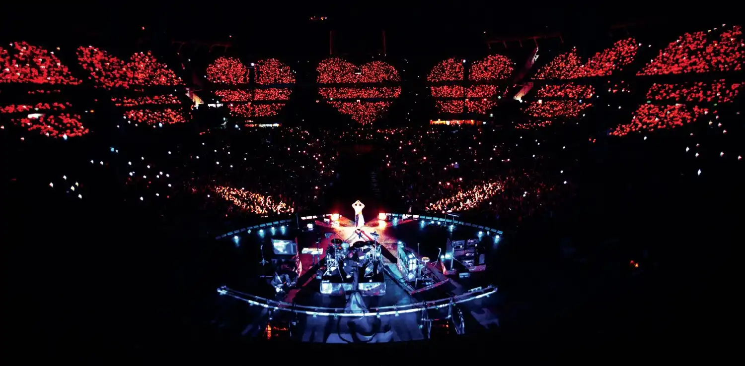 Coldplay stadium concert