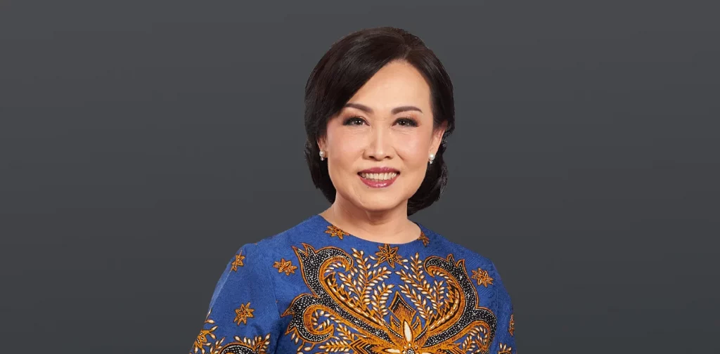 a woman wearing batik