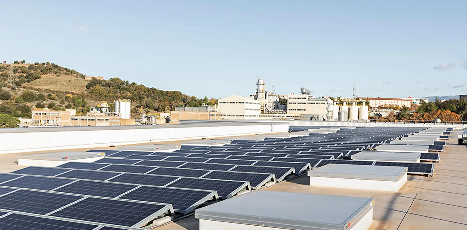 olar panels in the daylight