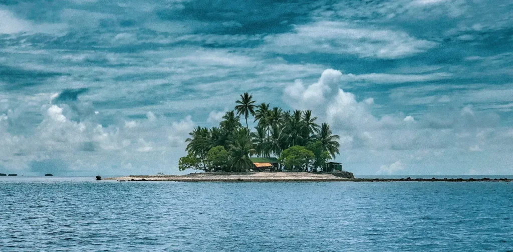 a small island in Micronesia