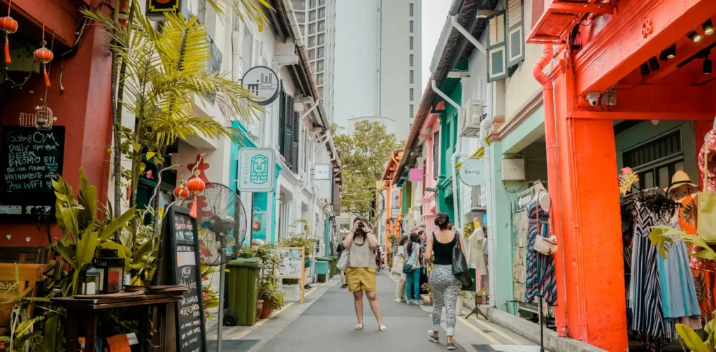 street market in singapore