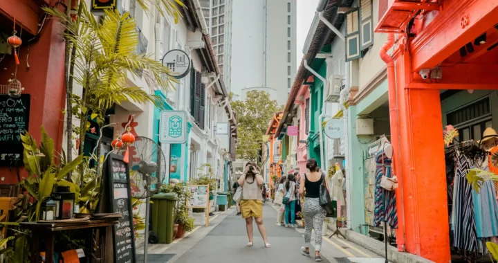 street market in singapore