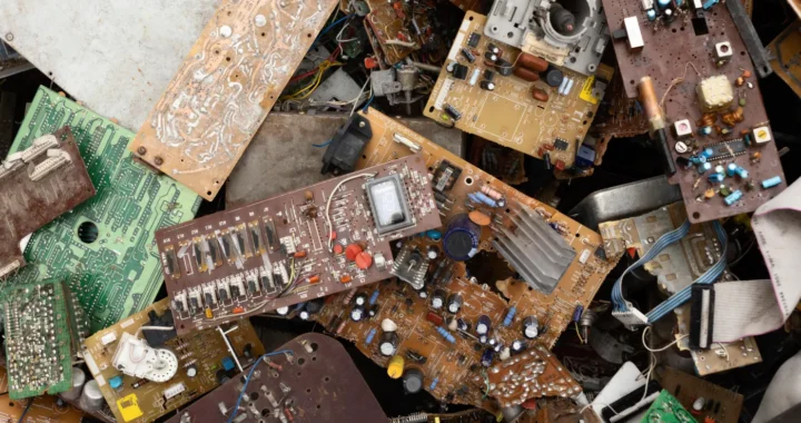 a bunch of dumped circuit boards