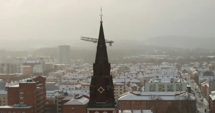 a photo of Umea town landscape.
