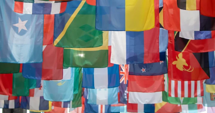 multiple country flags