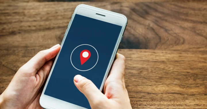 a person holding a smartphone