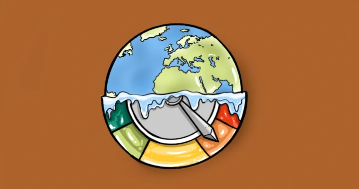 half earth flooded and the measurement tools