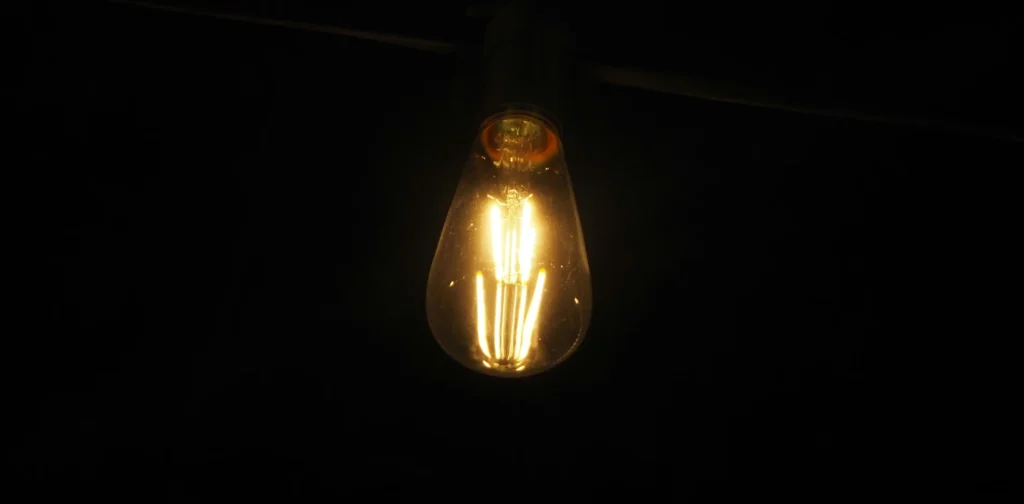 a lightbulb